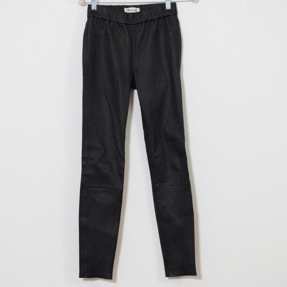 Madewell Faux Leather Pants - Size 25 - Chic Edge